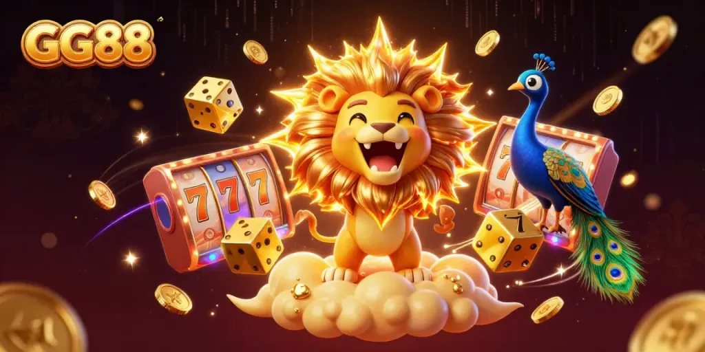 Experience thrilling jackpots at GG88 with vibrant slot games and dynamic casino elements.