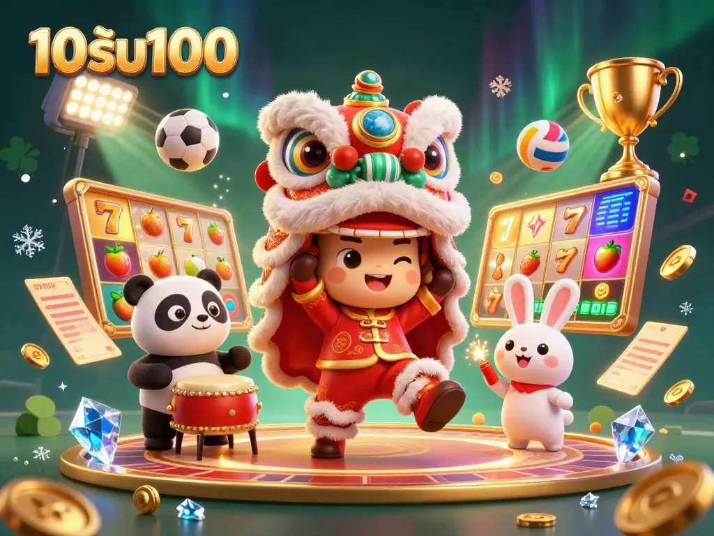 เล่นสนุกกับโปรโมชั่น 10รับ100 ผ่านการเต้นของสิงโตและพ้องเพื่อนในการแสดงสุดตื่นตาตื่นใจ