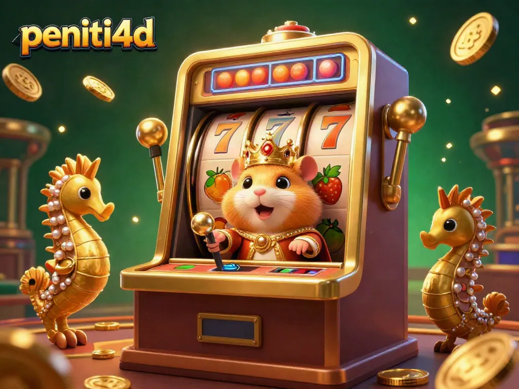 Raih kemenangan di PENITI4D dengan slot mesin berkilau dan raja hamster yang memimpin permainan.