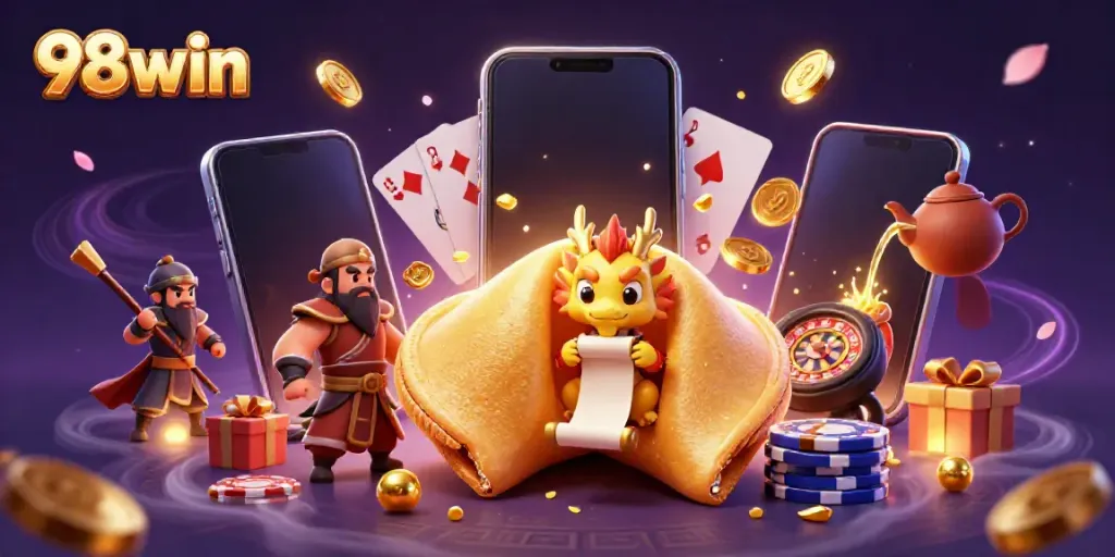 Experience the exciting world of 98win online gaming with rich 3D elements and vibrant visuals.