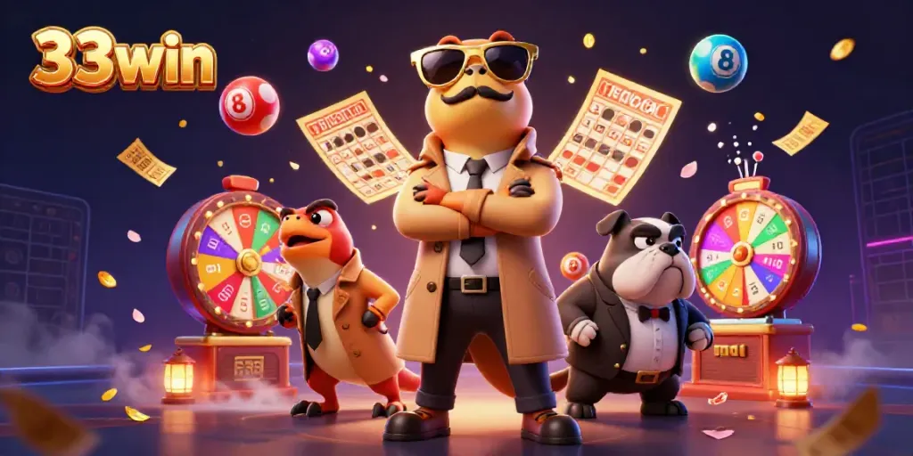 Engaging 3D illustration depicting three raptors in a trench coat attempting VIP entry at a casino lounge, with dynamic gambling elements.