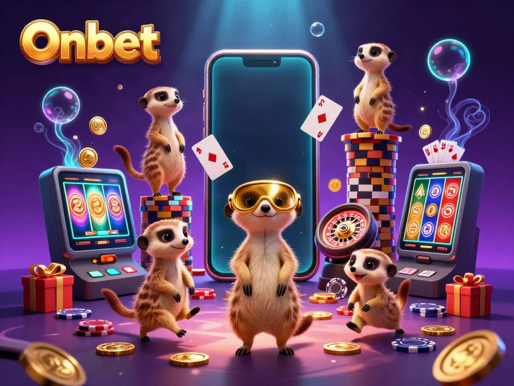 Engage in the vibrant Onbet casino world where meerkats run dynamic games and promotions.