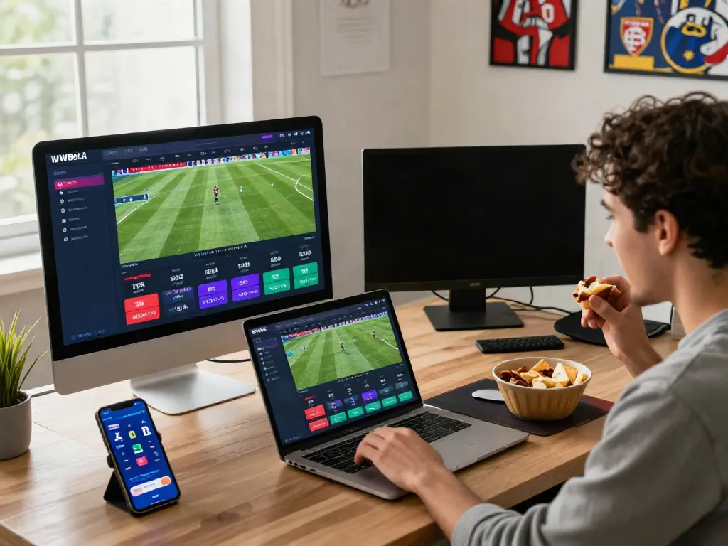 Engaging WWBOLA betting platform with live soccer odds on devices