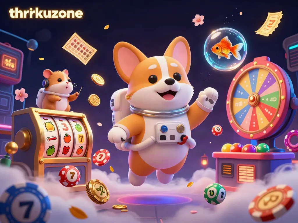 Experience thrilling action in the thrkuzone casino with vibrant games and characters.