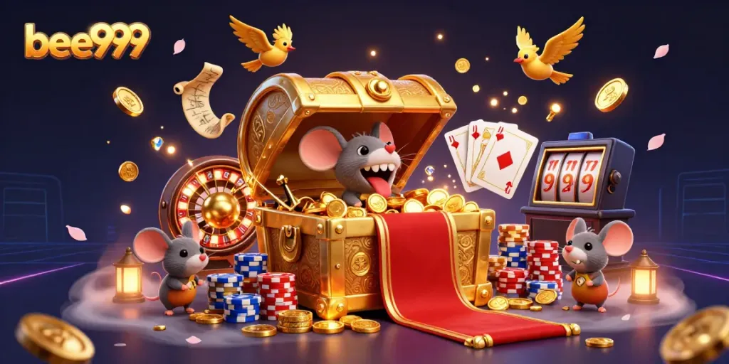 Experience thrilling adventures at bee999 with lively treasures, captivating mice, and golden rewards.